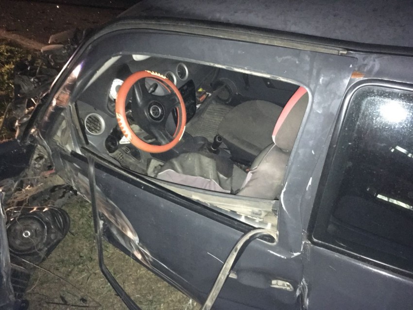 Choque entre camión y auto en la Ruta 56 deja un herido