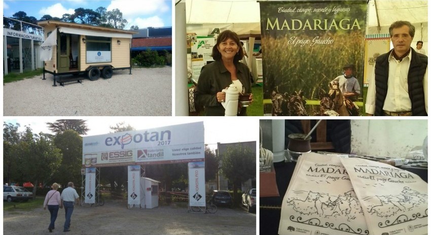 Madariaga ya se promociona en la EXPOTAN 2017