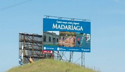 Madariaga ya tiene presencia en ruta