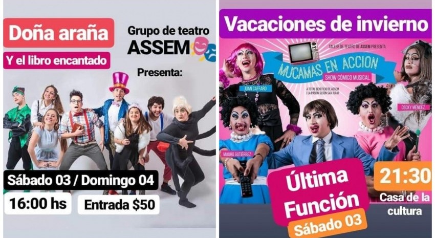 Este fin de semana disfrut de dos propuestas teatrales a beneficio de ASSEM