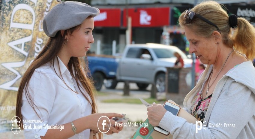 Turismo promociona a Madariaga en Pinamar durante el fin de semana largo