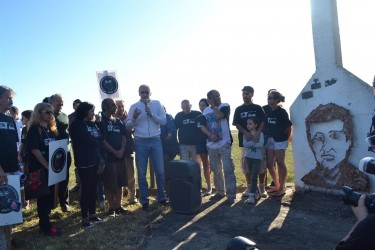 Popovich en el homenaje a Cabezas