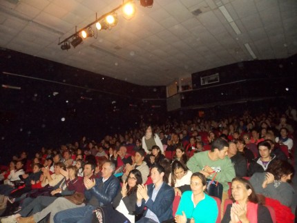 A sala llena