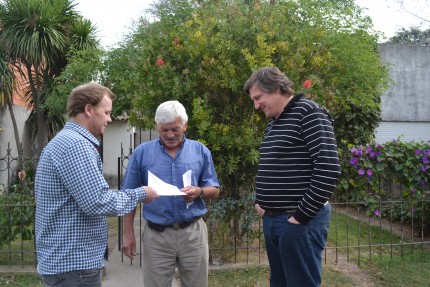 Fernando Caete entreg pensiones