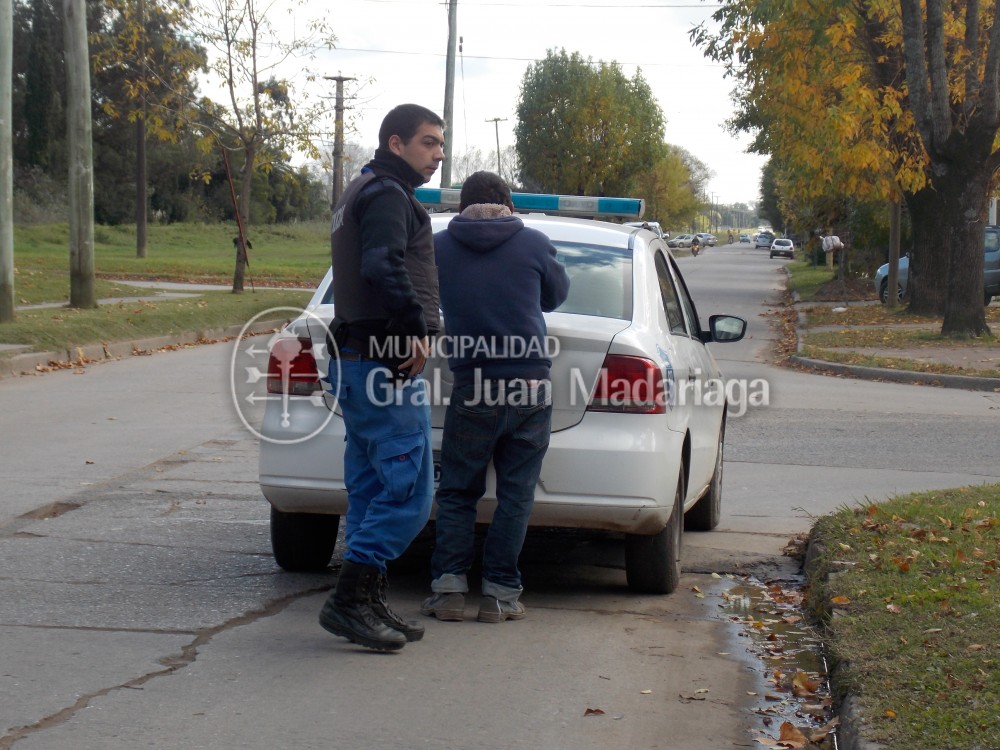 Hombre detenido por la polica