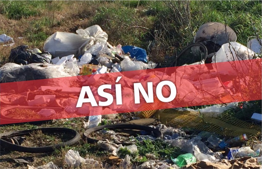 basura en via publica