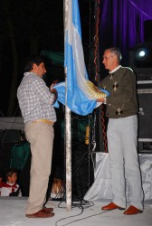 Popovich en el cierre de la Fiesta Nacional del Gaucho