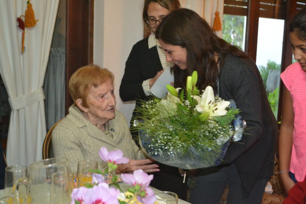 La vecina Zulma Claverie cumpli 101 aos