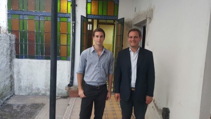 El intendente Santoro visito la casa de C.E.M.A.