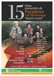 Encuentro de payadores