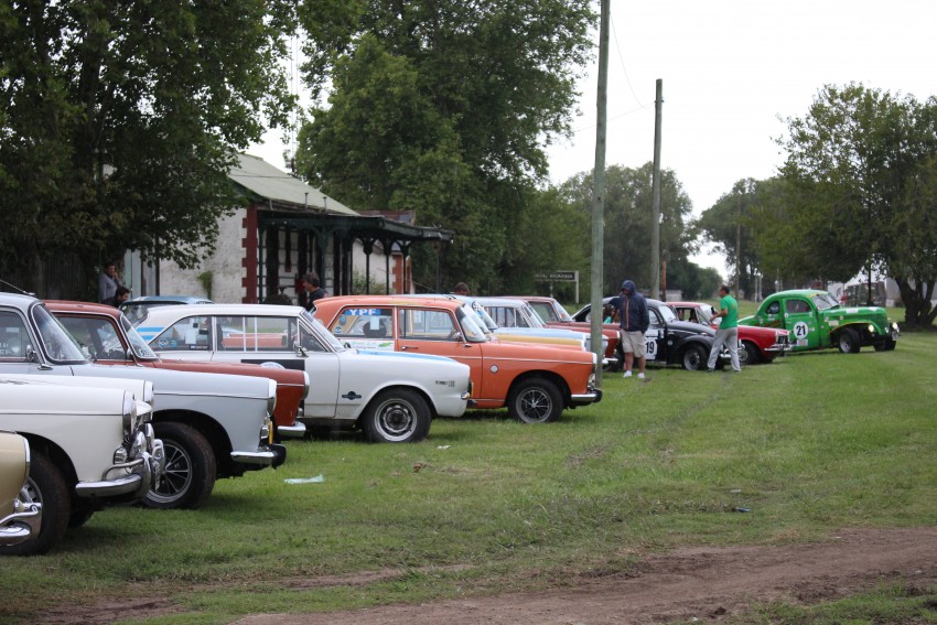 Los autos del Rally Pagos del Tuy Histrico pasaron por Madariaga