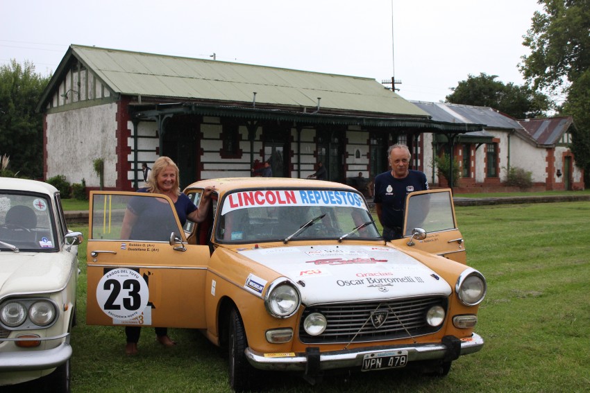 Los autos del Rally Pagos del Tuy Histrico pasaron por Madariaga
