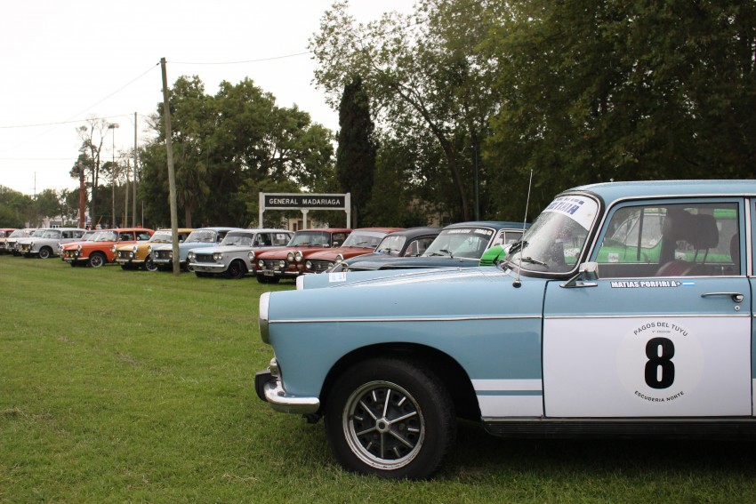 Los autos del Rally Pagos del Tuy Histrico pasaron por Madariaga