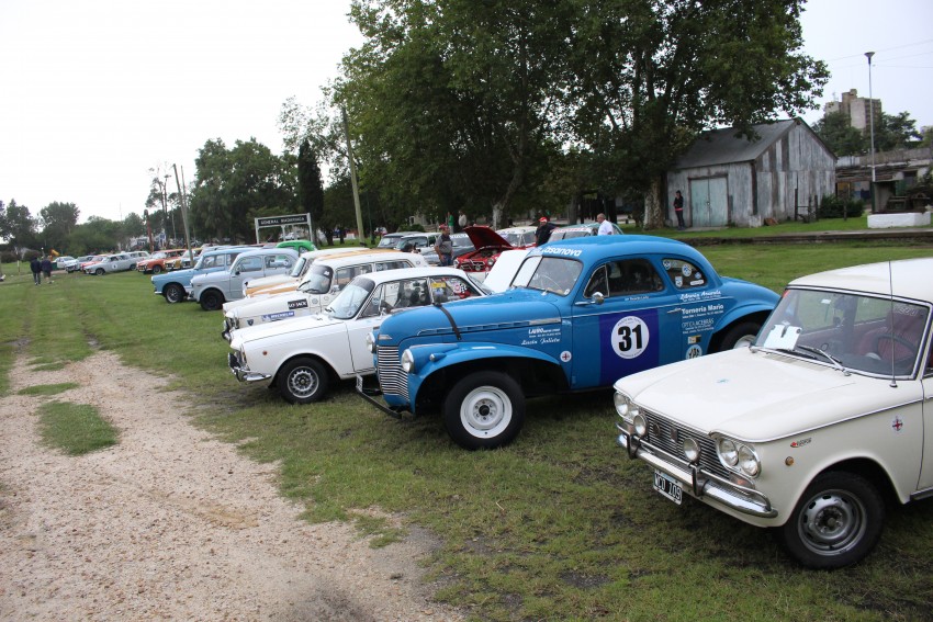 Los autos del Rally Pagos del Tuy Histrico pasaron por Madariaga