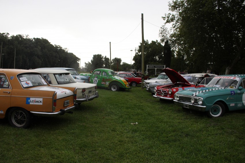 Los autos del Rally Pagos del Tuy Histrico pasaron por Madariaga