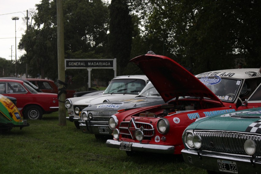 Los autos del Rally Pagos del Tuy Histrico pasaron por Madariaga