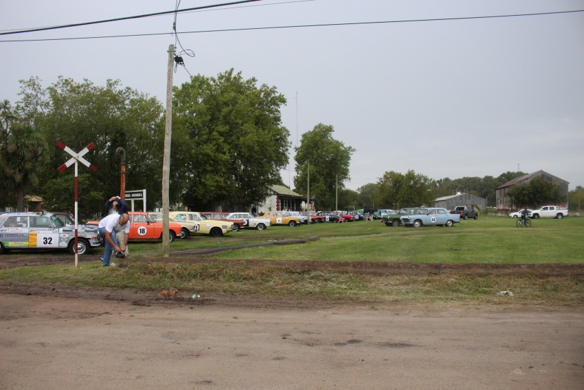 Los autos del Rally Pagos del Tuy Histrico pasaron por Madariaga