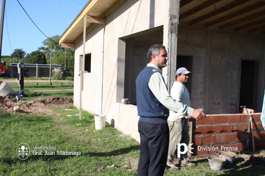 Santoro recorri distintas obras que se ejecutan en la ciudad