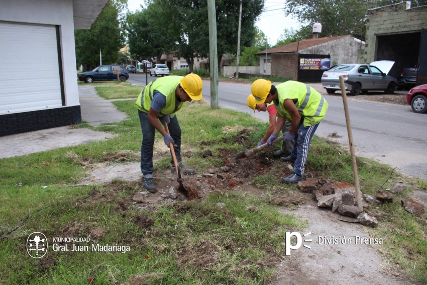 La obra El tringulo avanza segn lo planificado