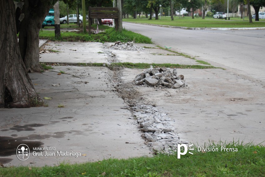 La obra El tringulo avanza segn lo planificado