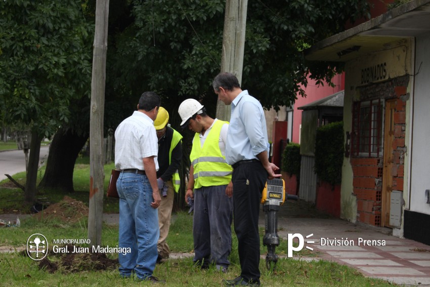 La obra El tringulo avanza segn lo planificado