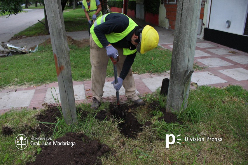 La obra El tringulo avanza segn lo planificado