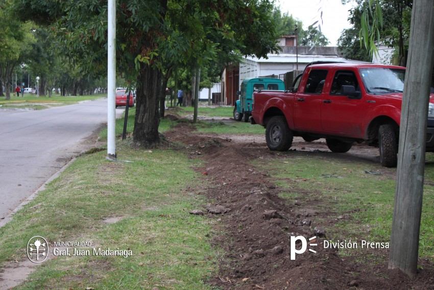 La obra El tringulo avanza segn lo planificado