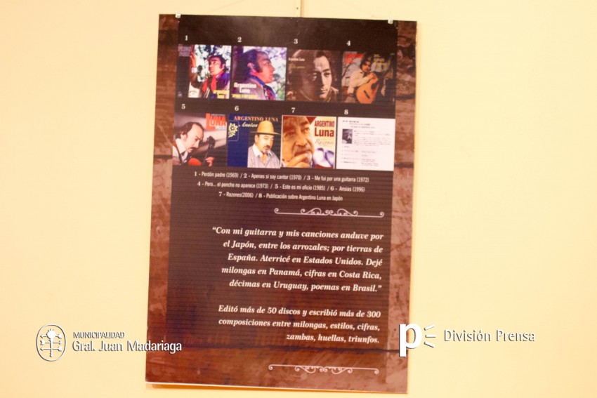 Se inaugur la muestra histrica sobre Argentino Luna