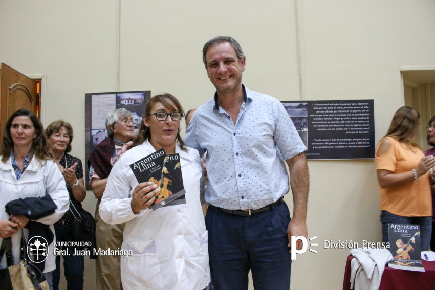 Presentaron el libro Argentino Luna el Negro de Madariaga