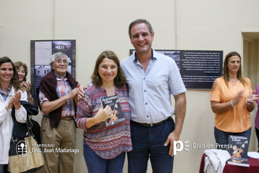 Presentaron el libro Argentino Luna el Negro de Madariaga