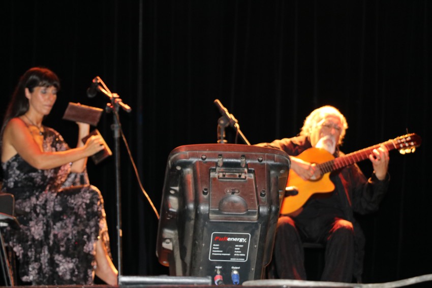 Msicos y bailarines recordaron a Argentino Luna sobre el escenario