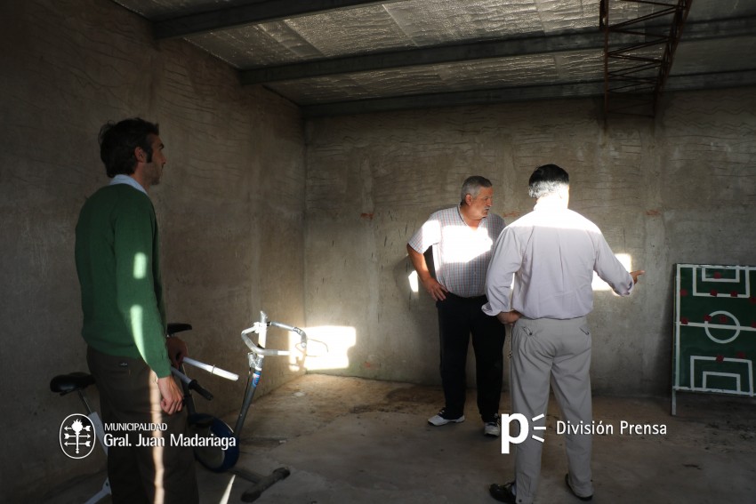 Autoridades recorrieron las instalaciones del Club Los del Clan