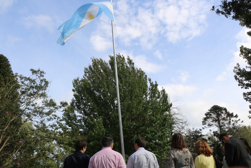 Acto en homenaje a los hroes de Malvinas
