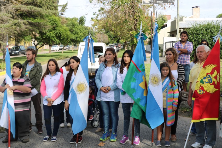 Acto en homenaje a los hroes de Malvinas