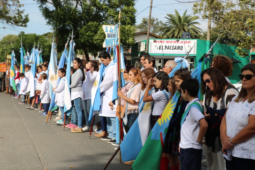 Acto en homenaje a los hroes de Malvinas