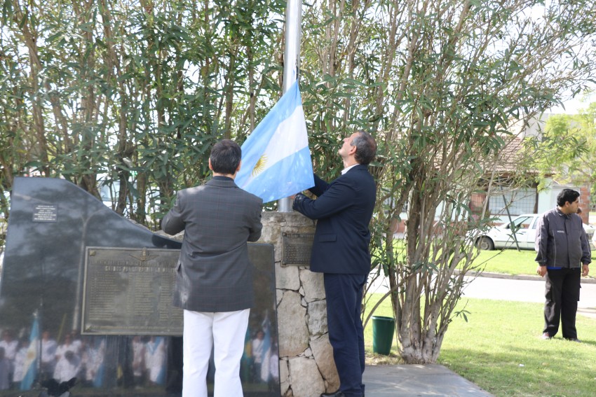 Acto en homenaje a los hroes de Malvinas