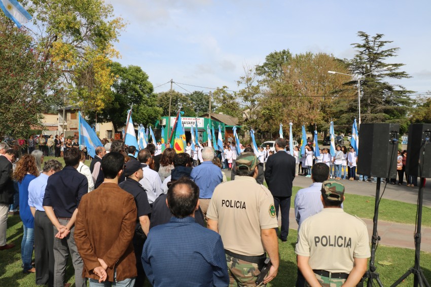 Acto en homenaje a los hroes de Malvinas