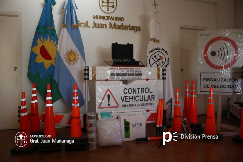 El municipio recibi� un importante kit de seguridad vial