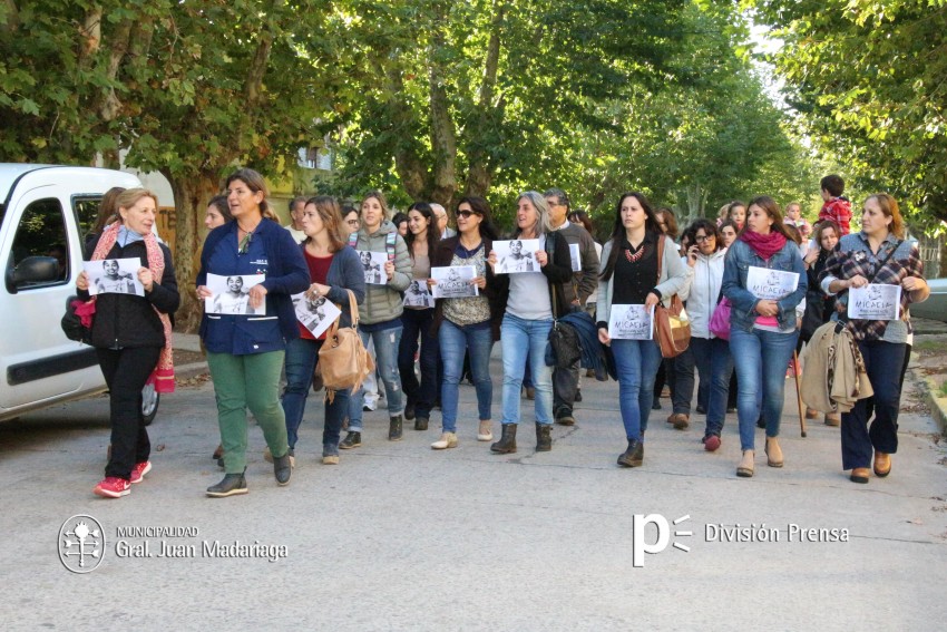 Organizaciones sociales marcharon para reclamar justicia por Micaela y