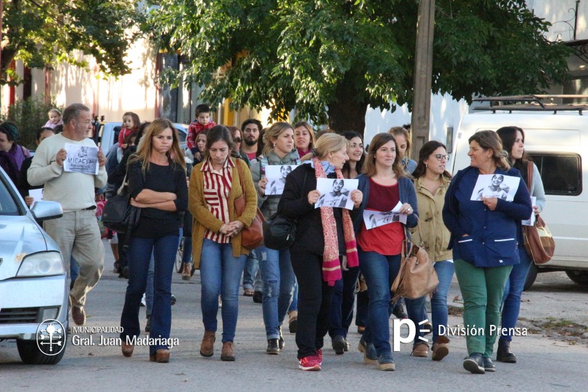 Organizaciones sociales marcharon para reclamar justicia por Micaela y
