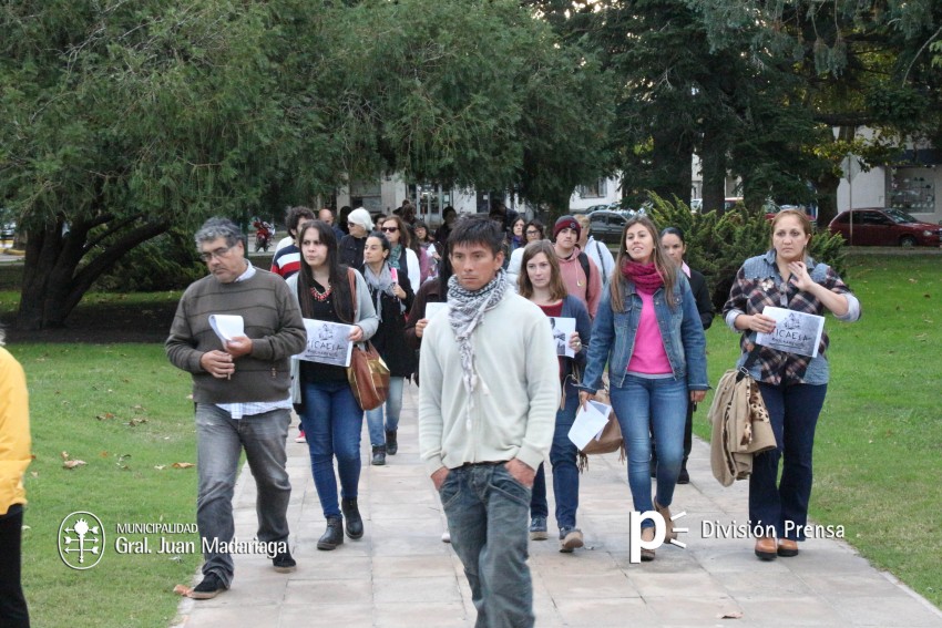 Organizaciones sociales marcharon para reclamar justicia por Micaela y