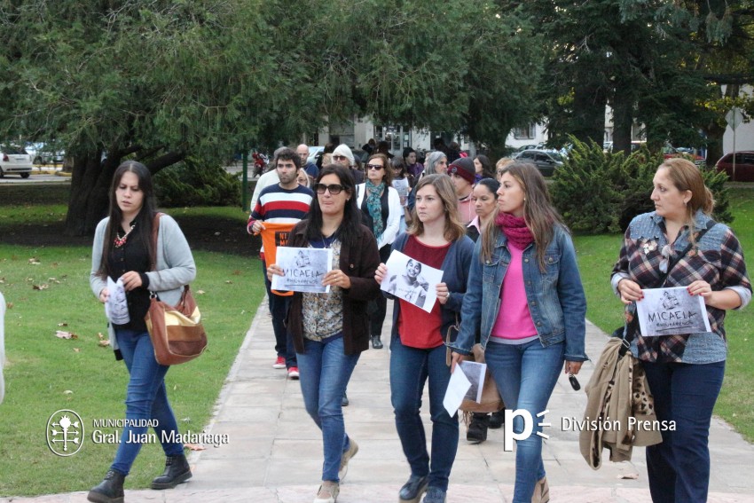 Organizaciones sociales marcharon para reclamar justicia por Micaela y