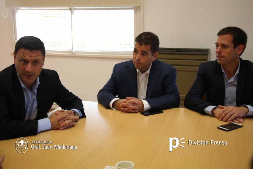 Santoro recibi al presidente de AUBASA