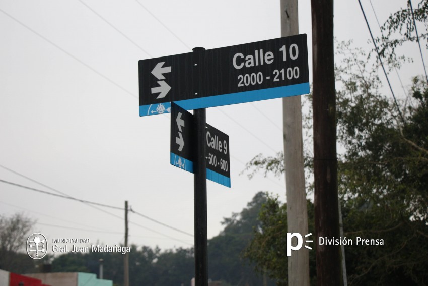 Comenz la colocacin de nueva cartelera nomencladora de calles