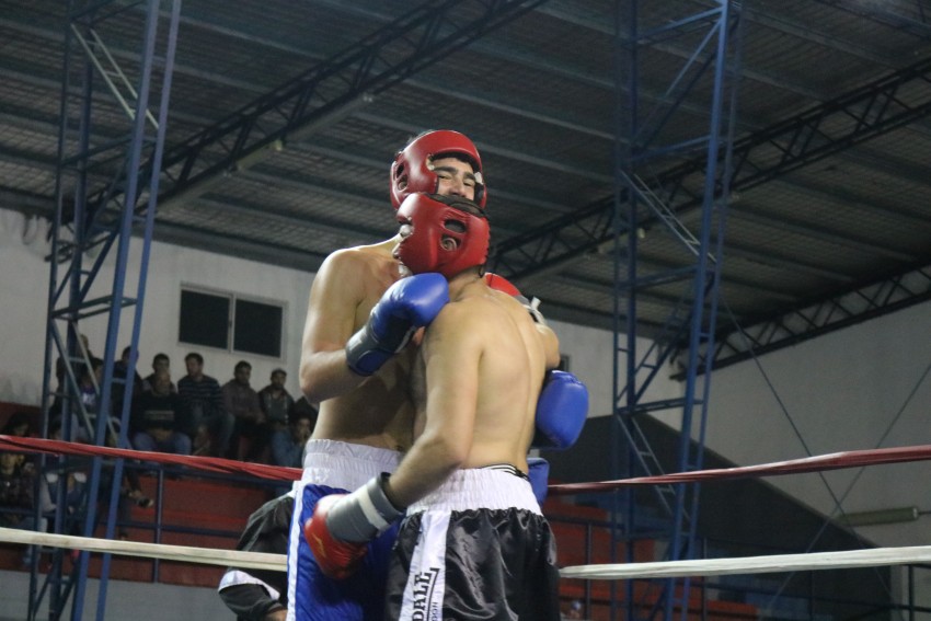 Se desarroll la velada boxstica en el Polideportivo Municipal