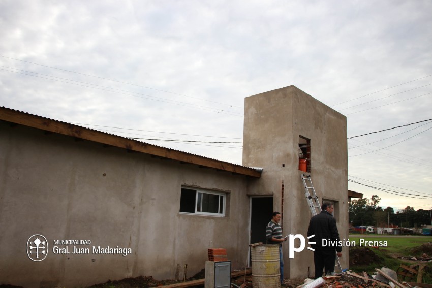 Ultiman detalles en la obra donde funcionar el destacamento policial 