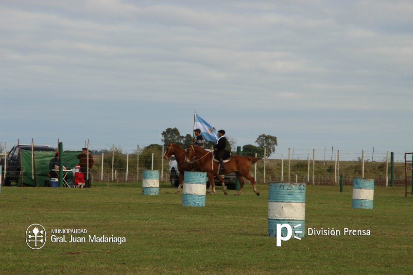 Jornada de jineteada en el predio de la Fiesta del Gaucho