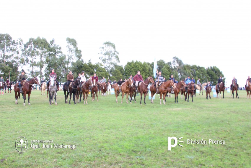 Jornada de jineteada en el predio de la Fiesta del Gaucho