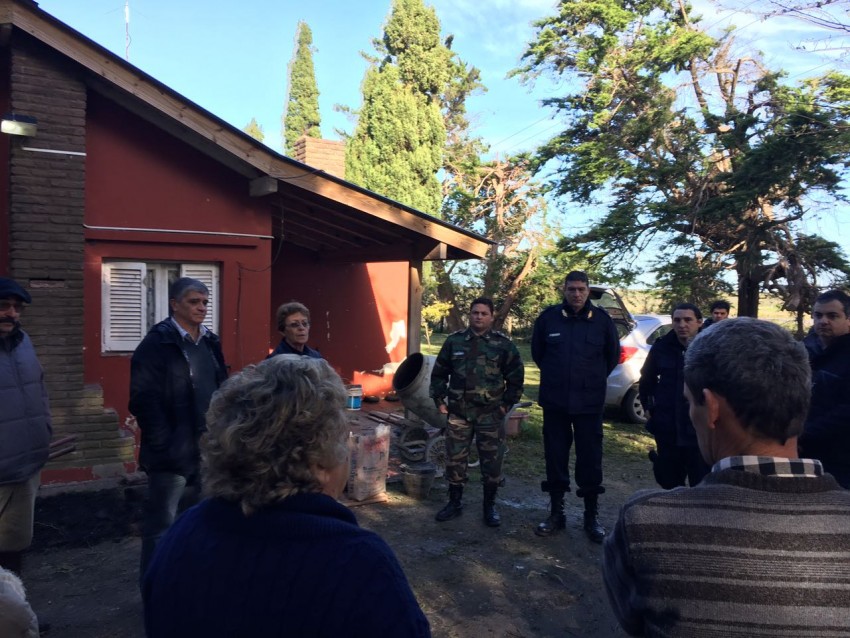 Los vecinos del paraje Zorzales se reunieron con las autoridades de se