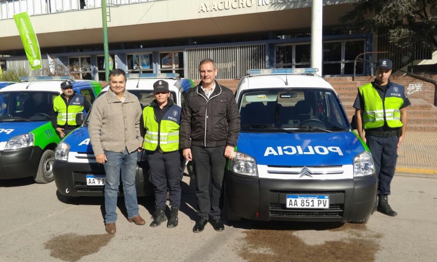 Madariaga sum vehculos policiales para aumentar la frecuencia de los